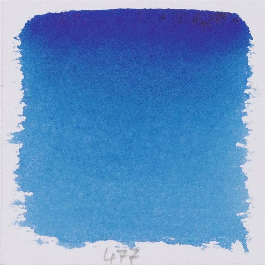 Schmincke Horadam Aquarell Artist Watercolor Phthalo Sapphire Blue 1/2 Tab. - 2