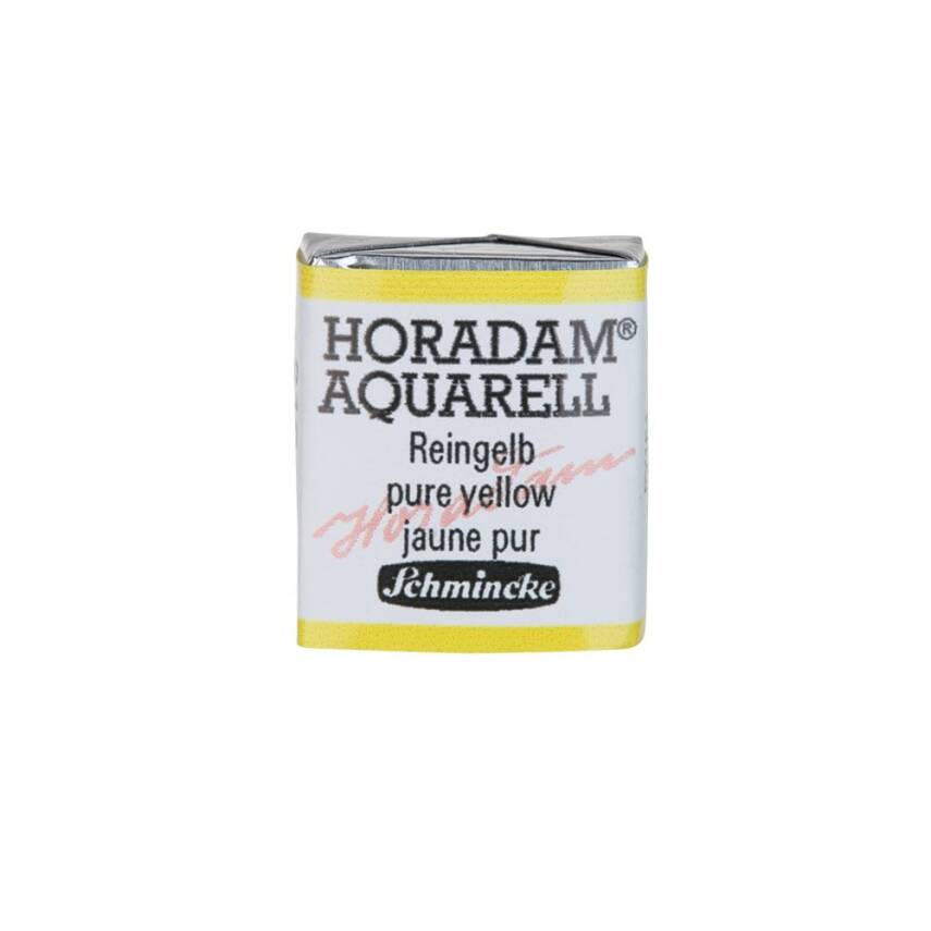 Schmincke Horadam Aquarell Artist Watercolor Pure Yellow 1/2 Tab. - 1