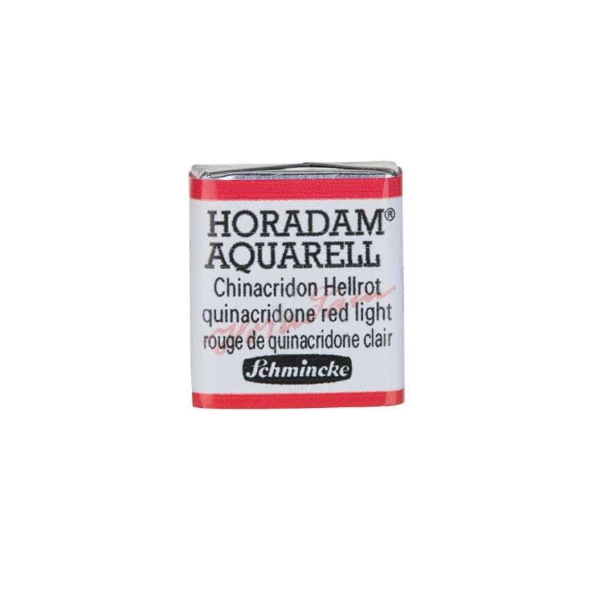 Schmincke Horadam Aquarell Artist Watercolor Quinacridone Red Light 1/2 Tab. - 1