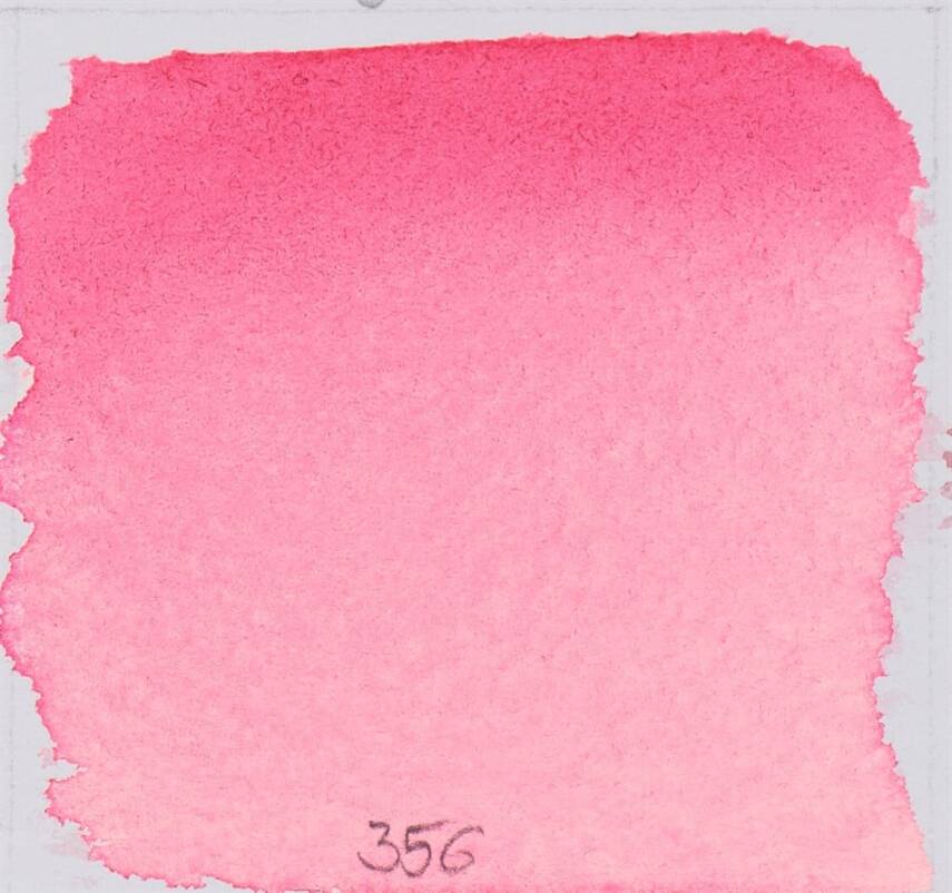 Schmincke Horadam Aquarell Artist Watercolor Rose Madder 1/2 Tab. - 2