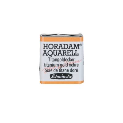 Schmincke Horadam Aquarell Artist Watercolor Titanium Gold Ocher 1/2 Tab.