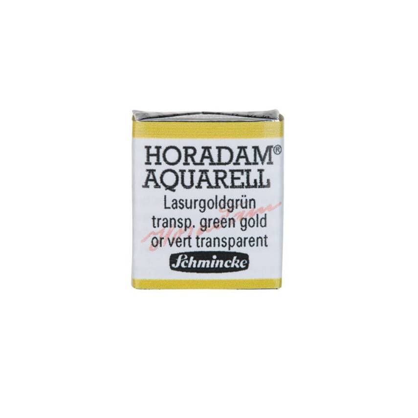 Schmincke Horadam Aquarell Artist Watercolor Transparent Green Gold 1/2 Tab. - 1