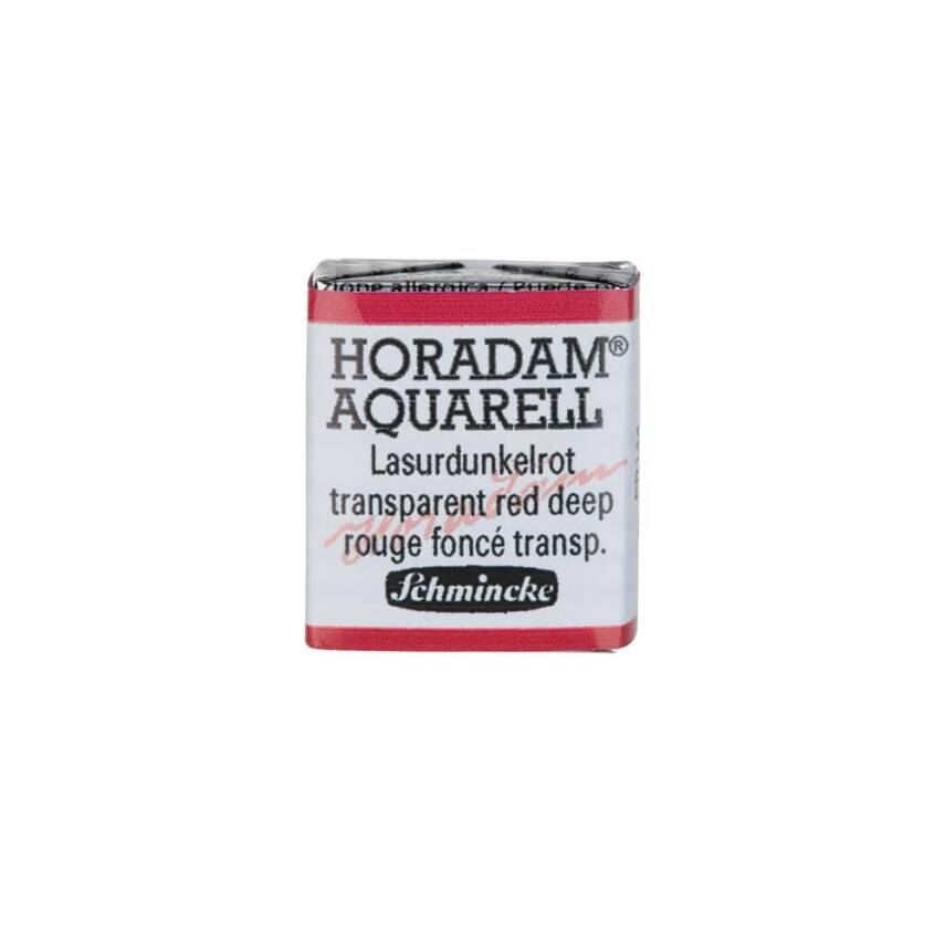 Schmincke Horadam Aquarell Artist Watercolor Transparent Red Deep 1/2 Tab. - 1