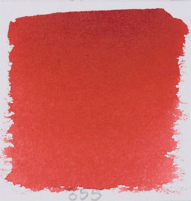 Schmincke Horadam Aquarell Artist Watercolor Transparent Red Deep 1/2 Tab. - 2