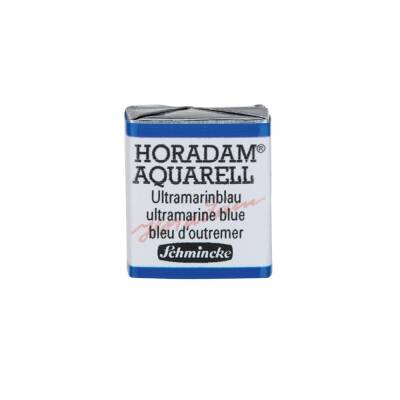 Schmincke Horadam Aquarell Artist Watercolor Ultramarine Blue 1/2 Tab.