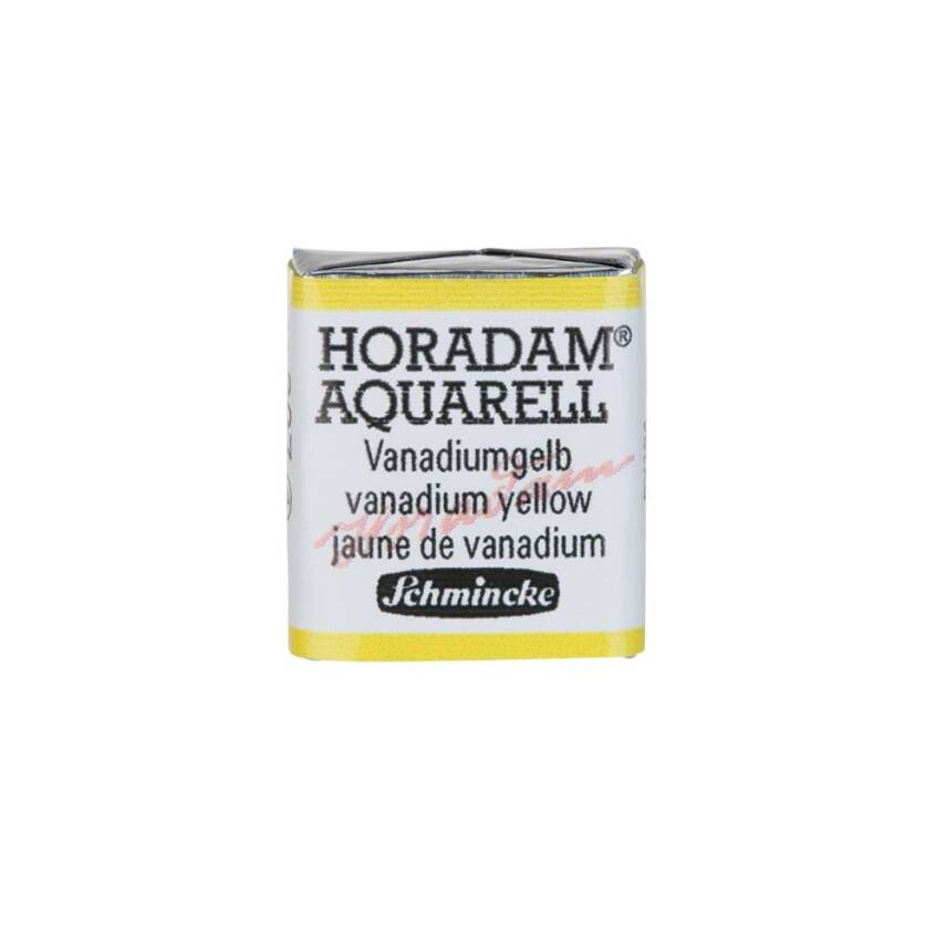 Schmincke Horadam Aquarell Artist Watercolor Vanadium Yellow 1/2 Tab. - 1