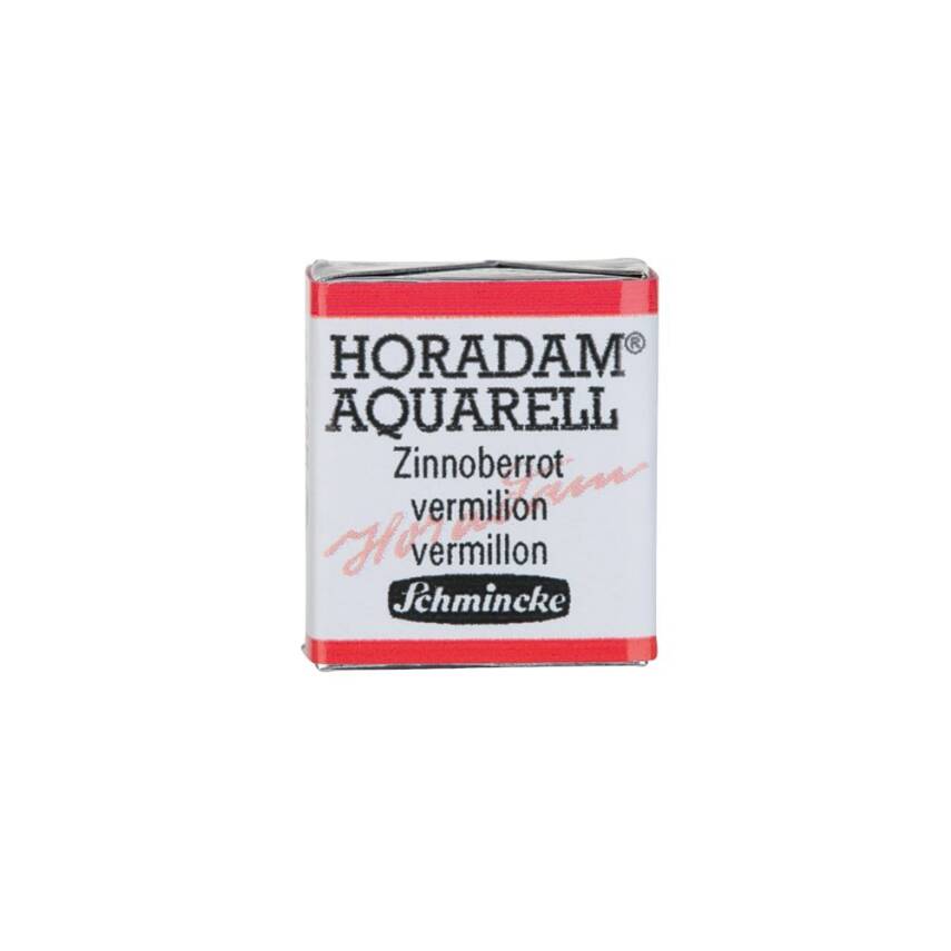Schmincke Horadam Aquarell Artist Watercolor Vermilion 1/2 Tab. - 1
