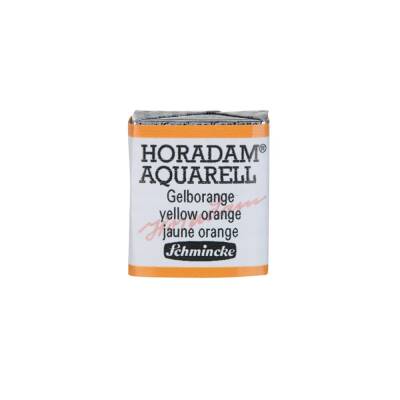 Schmincke Horadam Aquarell Artist Watercolor Yellow Orange 1/2 Tab.