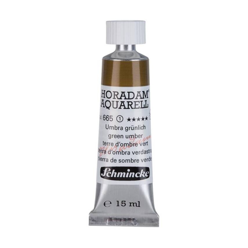 Schmincke Horadam Aquarell Artist Watercolour 15 ml Tube Series 1 665 Green Umber - 1