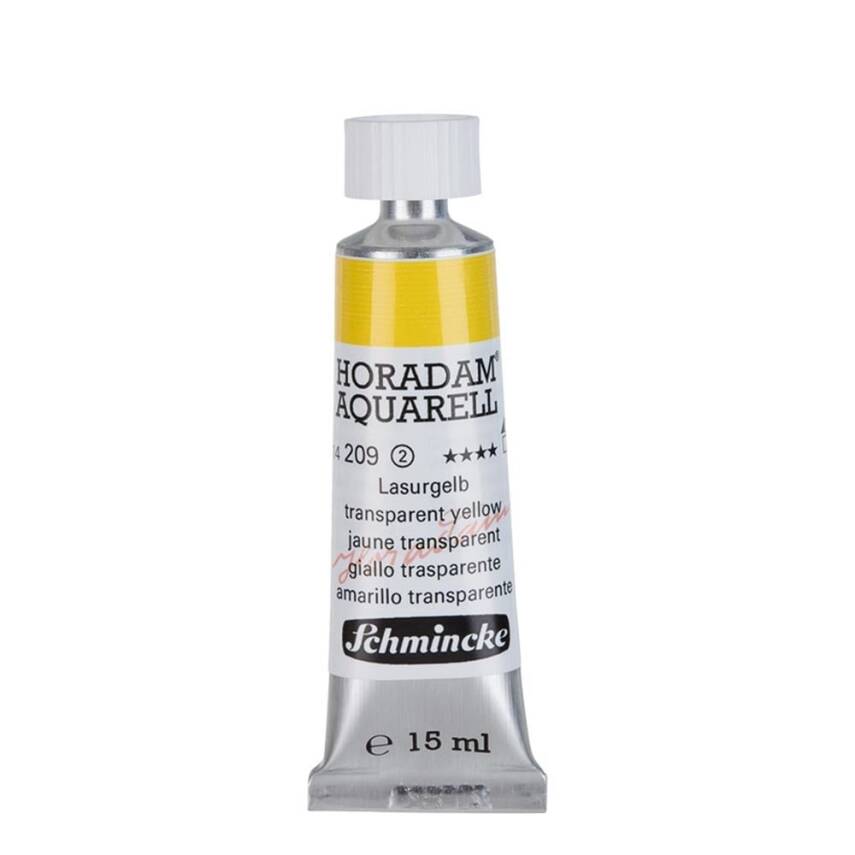 Schmincke Horadam Aquarell Artist Watercolour 15 ml Tube Series 2 209 Translucent Yellow - 1