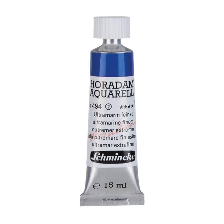 Schmincke Horadam Aquarell Artist Watercolour 15 ml Tube Series 2 494 Ultramarine Finest - 1