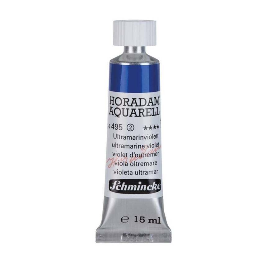Schmincke Horadam Aquarell Artist Watercolour 15 ml Tube Series 2 495 Ultramarine Violet - 1