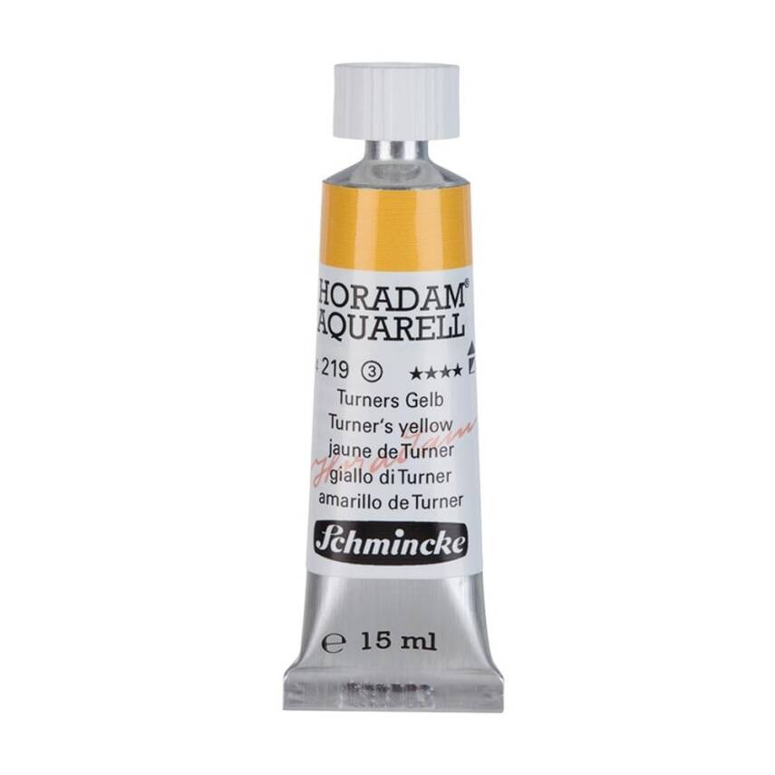 Schmincke Horadam Aquarell Artist Watercolour 15 ml Tube Series 3 219 Turner's Yellow - 1