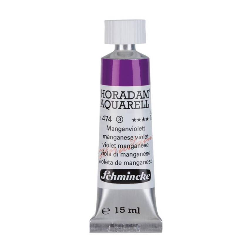 Schmincke Horadam Aquarell Artist Watercolour 15 ml Tube Series 3 474 Manganese Violet - 1