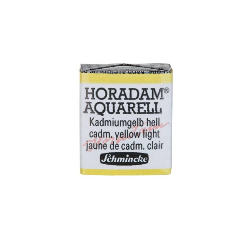 Schmincke Horadam Aquarell Artist Watercolour Half Pan Series 3 224 Cadmium Yellow Light - 1
