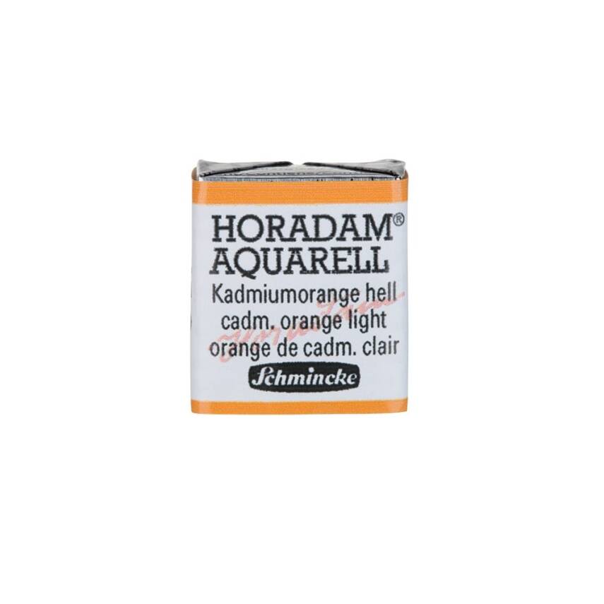 Schmincke Horadam Aquarell Artist Watercolour Half Pan Series 3 227 Cadmium Orange Light - 1