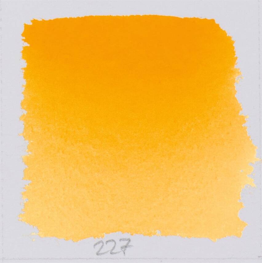Schmincke Horadam Aquarell Artist Watercolour Half Pan Series 3 227 Cadmium Orange Light - 2