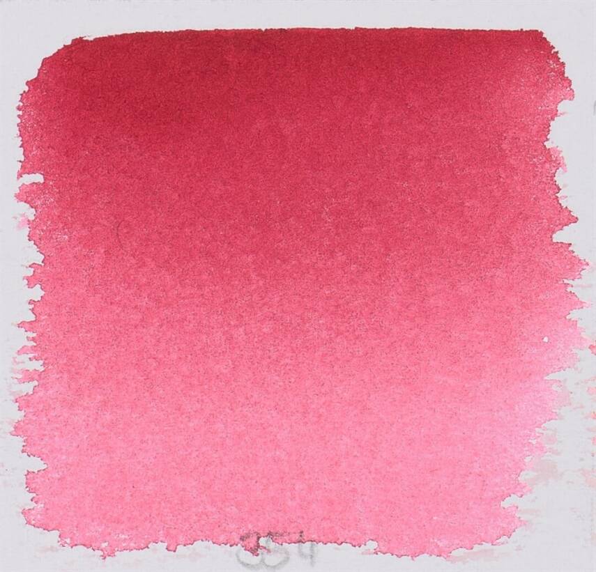 Schmincke Horadam Aquarell Artist Watercolour Half Pan Series 3 354 Madder Red Dark - 2