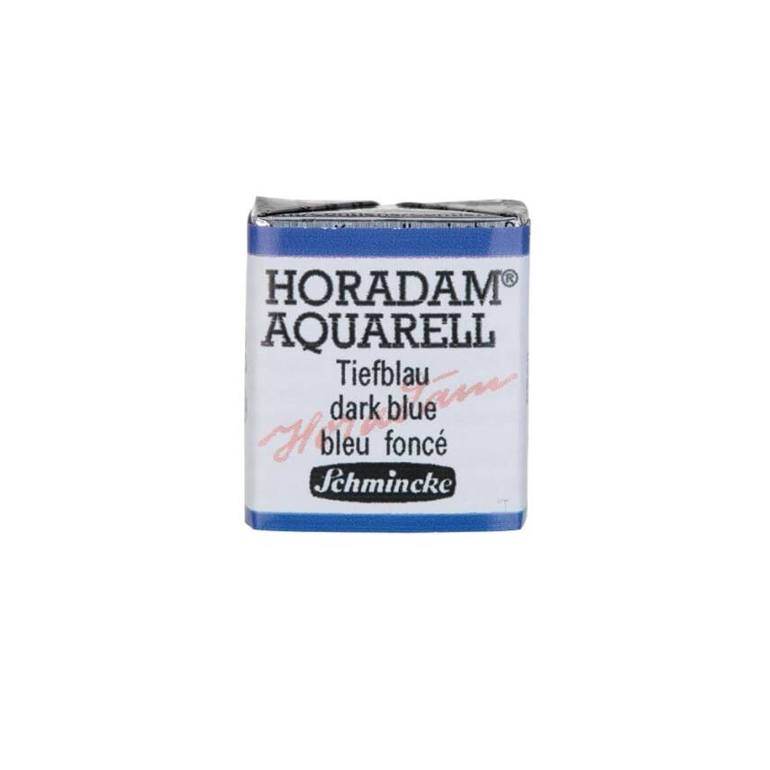 Schmincke Horadam Aquarell Artist Watercolour Half Pan Series 3 498 Dark Blue Indigo - 1