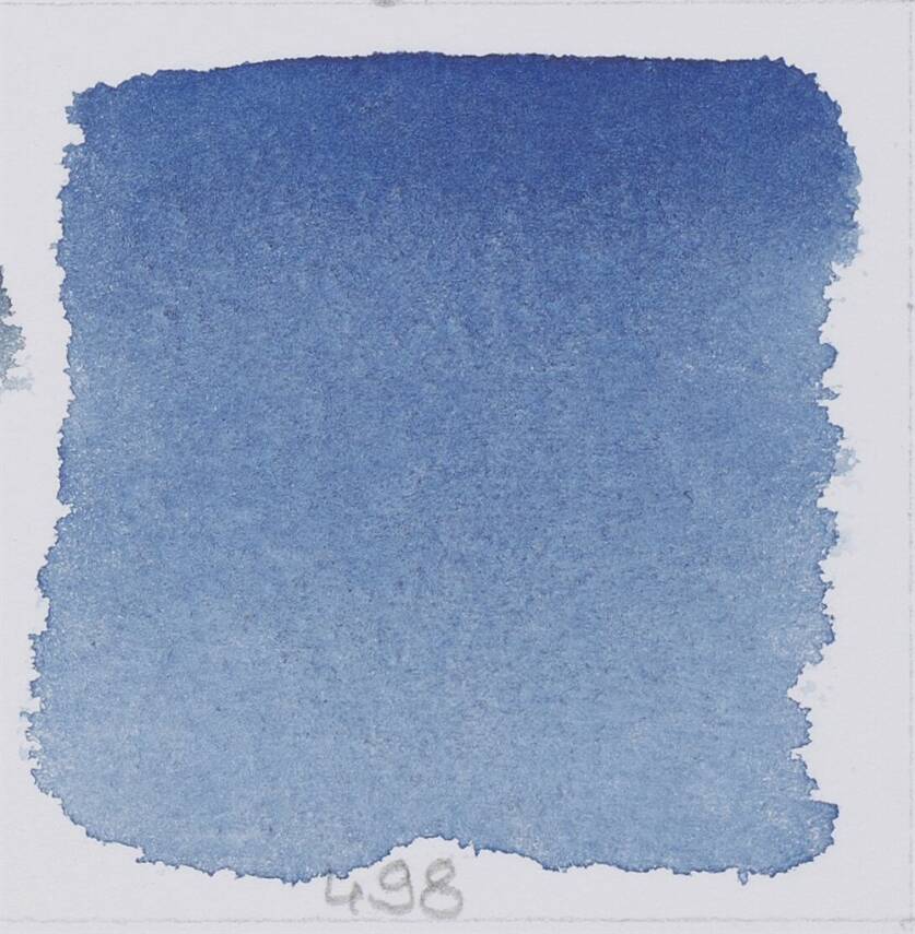 Schmincke Horadam Aquarell Artist Watercolour Half Pan Series 3 498 Dark Blue Indigo - 2