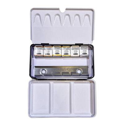 Schmincke Horadam Aquarell Gilding Watercolor Set 6 x Half Pan - 1