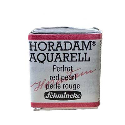 Schmincke Horadam Aquarell Gilding Watercolour Half Pan 993 Red Pearl