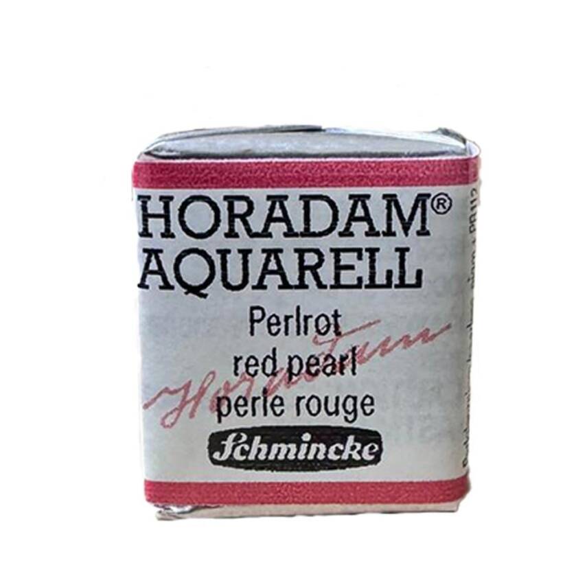 Schmincke Horadam Aquarell Gilding Watercolour Half Pan 993 Red Pearl - 1
