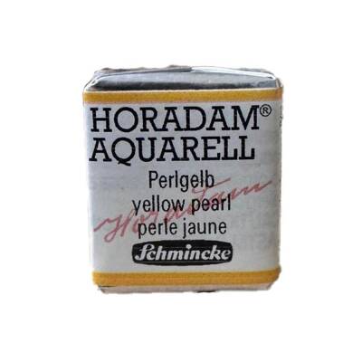 Schmincke Horadam Aquarell Gilding Watercolour Half Pan 995 Yellow Pearl