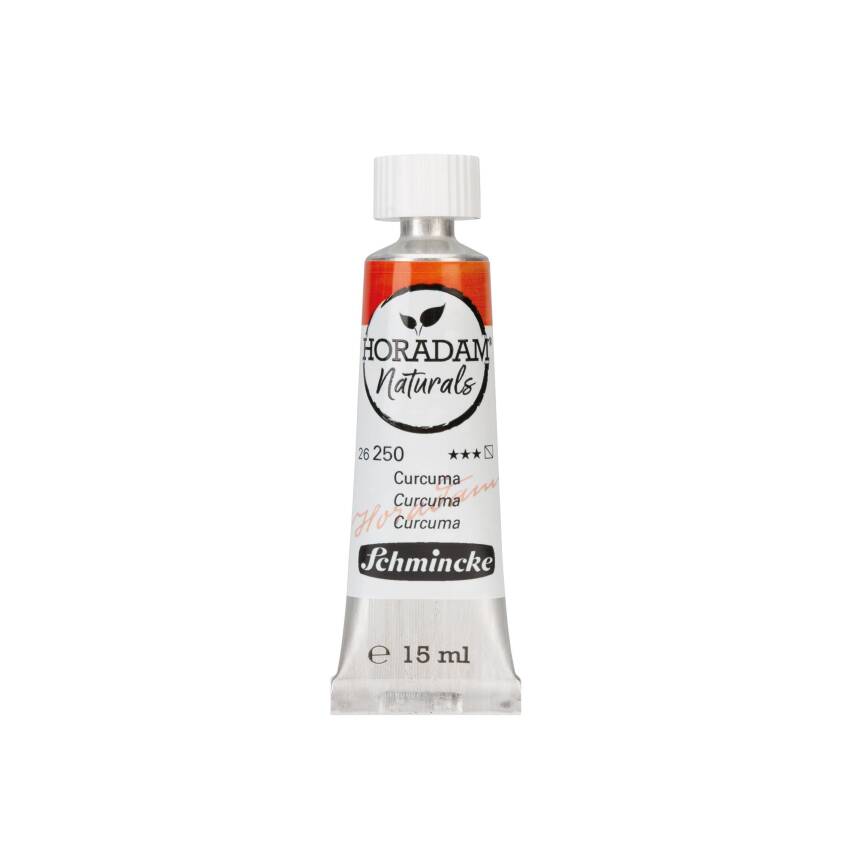 Schmincke Horadam Aquarell Naturals Vegan Watercolor 15 ml Tube 250 Curcuma - 1