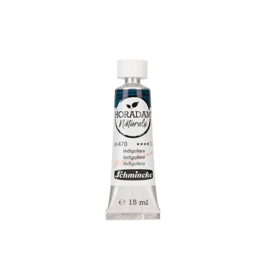 Schmincke Horadam Aquarell Naturals Vegan Watercolor 15 ml Tube 470 Indigofera - 1