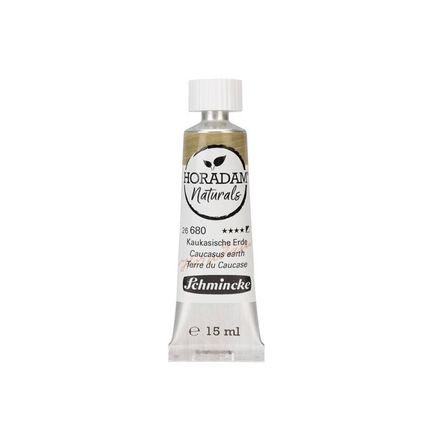 Schmincke Horadam Aquarell Naturals Vegan Watercolor 15 ml Tube 680 Caucasus Earth - 1