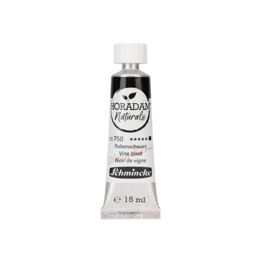 Schmincke Horadam Aquarell Naturals Vegan Watercolor 15 ml Tube 750 Vine Black - 1