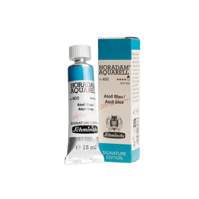Schmincke Horadam Aquarell Artist Sulu Boya 15 ml 400 Atoll Blue Signature Edition Özel Renkler - 1