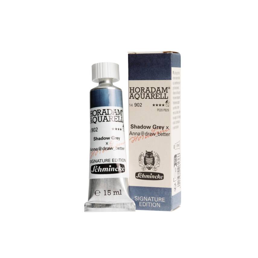 Schmincke Horadam Aquarell Artist Sulu Boya 15 ml 902 Shadow Grey Signature Edition Özel Renkler - 1