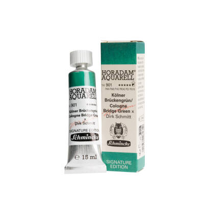 Schmincke Horadam Aquarell Signature Edition Special Colors Cologne Bridge Green 15 ml Tube 901