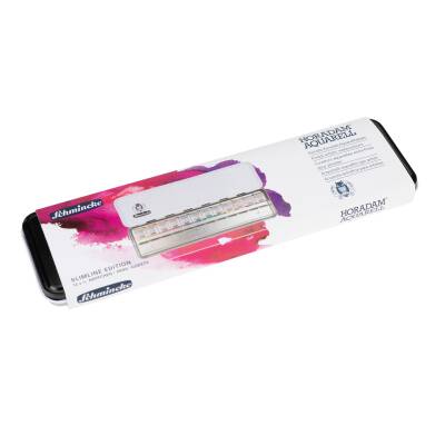Schmincke Horadam Aquarell Slimline Edition Suluboya Seti 12 X Yarım Tablet 74825 - 1