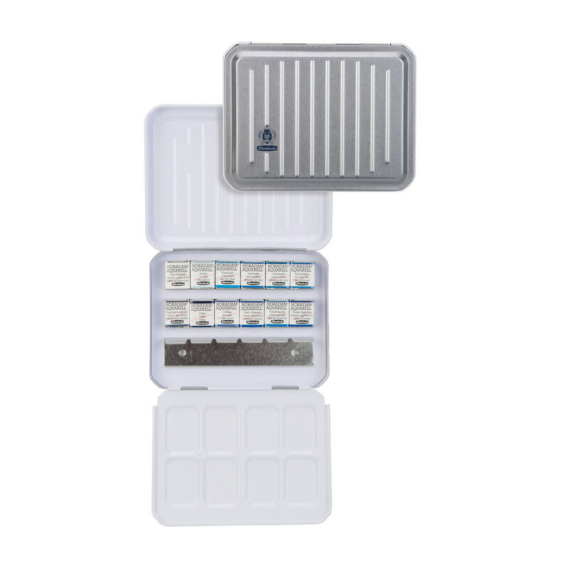 Schmincke Horadam Aquarell Special Edition by Cesc Ferre Deniz Manzarası Suluboya Seti 12'li Yarım Tablet - 2