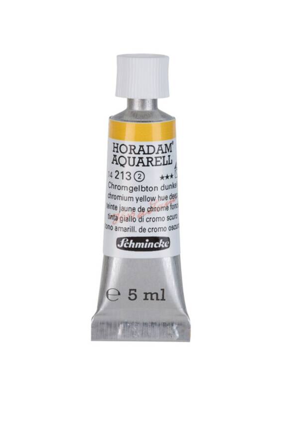 Schmincke Horadam Aquarell Sulu Boya 5 Ml 213 Chromium Yellow Hue Deep - 1