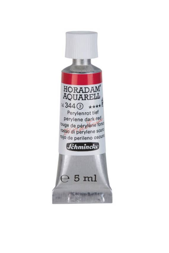 Schmincke Horadam Aquarell Sulu Boya 5 Ml 344 Perylene Dark Red - 1