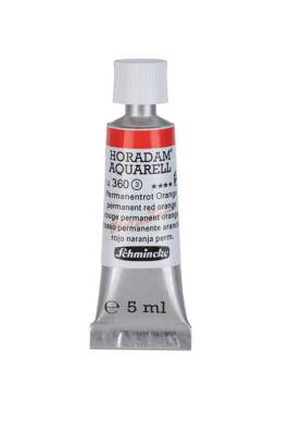 Schmincke Horadam Aquarell Sulu Boya 5 Ml 360 Permanent Red Orange - 1