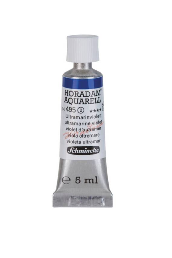 Schmincke Horadam Aquarell Sulu Boya 5 Ml 495 Ultramarine Violet - 1