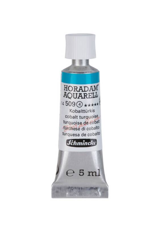 Schmincke Horadam Aquarell Sulu Boya 5 Ml 509 Cobalt Turquoise - 1