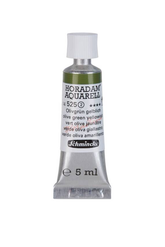 Schmincke Horadam Aquarell Sulu Boya 5 Ml 525 Olive Green Yellowish - 1