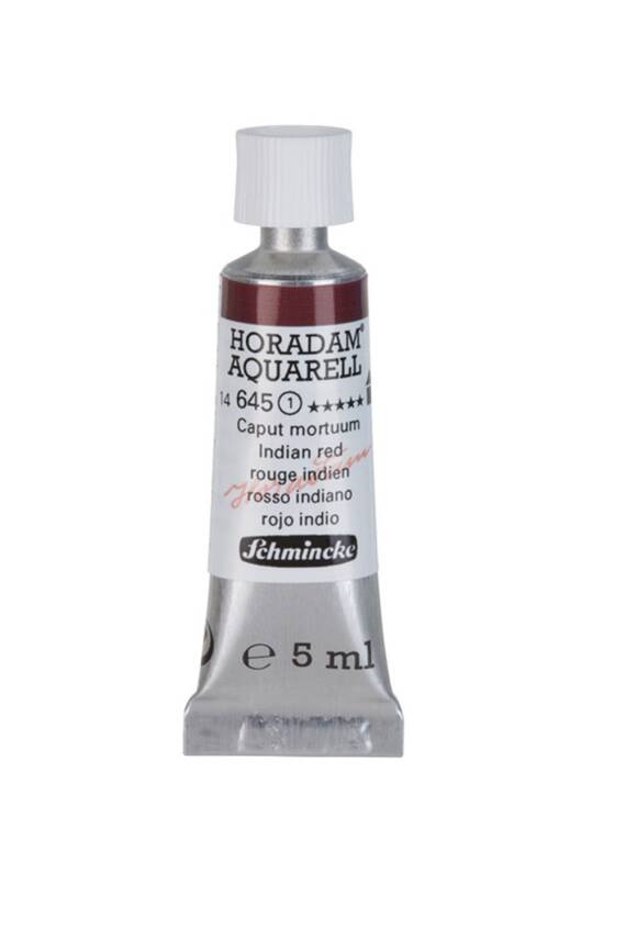 Schmincke Horadam Aquarell Sulu Boya 5 Ml 645 Indian Red - 1