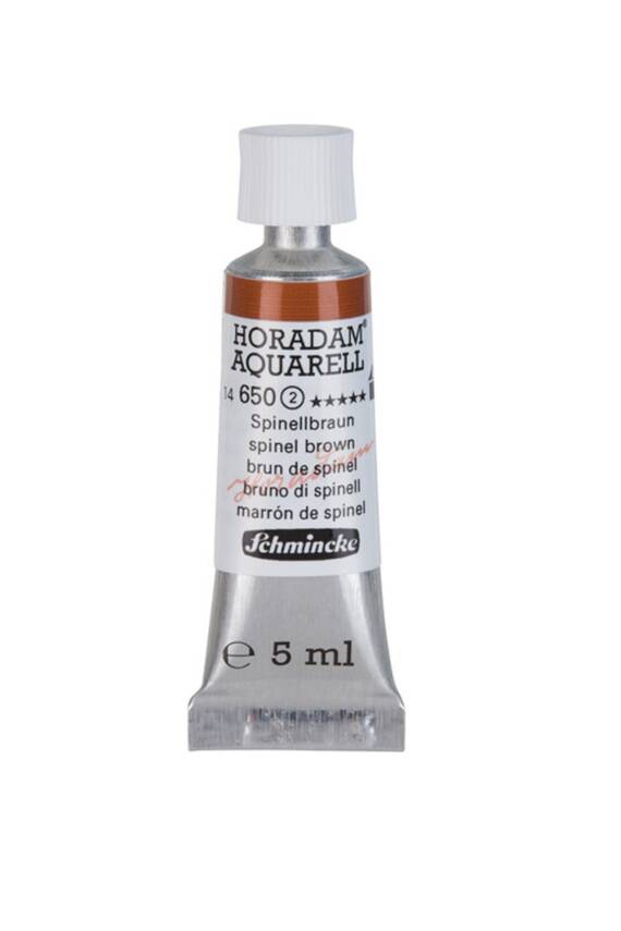 Schmincke Horadam Aquarell Sulu Boya 5 Ml 650 Spinel Brown - 1