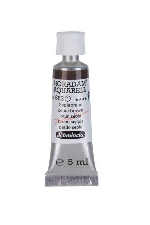 Schmincke Horadam Aquarell Sulu Boya 5 Ml 663 Sepia Brown - 1