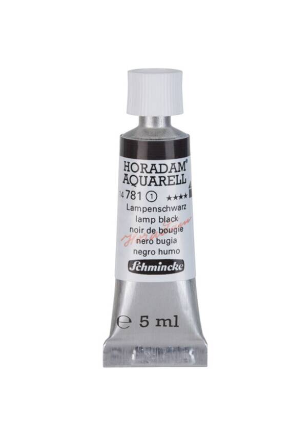 Schmincke Horadam Aquarell Sulu Boya 5 Ml 781 Lamp Black - 1