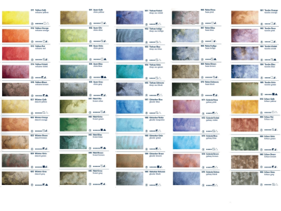 Schmincke Horadam Aquarell Supergranulating Ahşap Kutu Artist Sulu Boya Seti 5 ml x 50 Tüp 74661 (1)