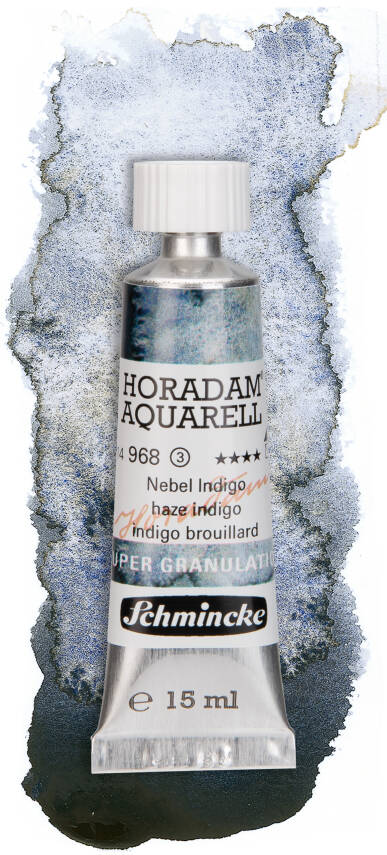 Schmincke Horadam Aquarell Supergranulation 15 ml Haze Indigo - 1