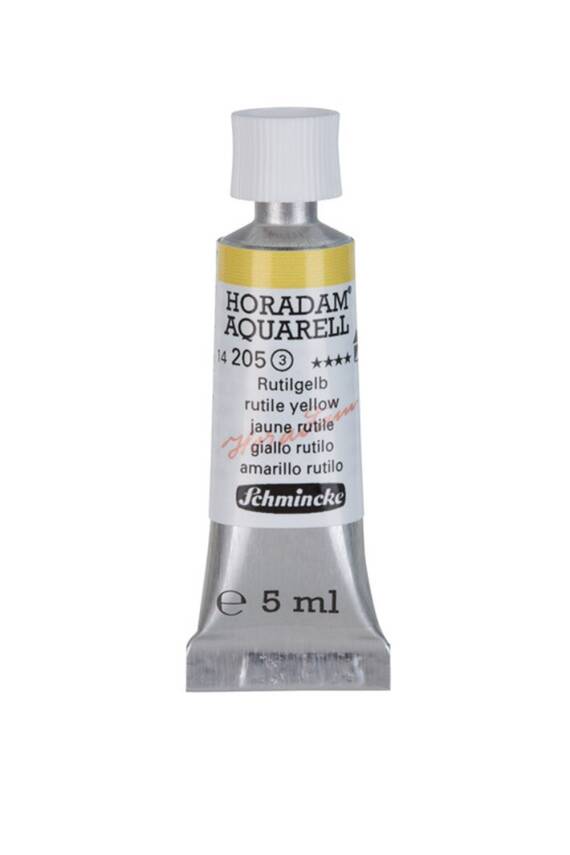 Schmincke Horadam Aquarell Watercolor 5 Ml Tube 205 Rutile Yellow - 1